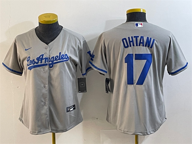 Youth Los Angeles Dodgers #17 Shohei Ohtani Grey Stitched Baseball Jersey Youth Los Angeles Dodgers #17 Shohei Ohtani Grey Stitched Baseball Jersey